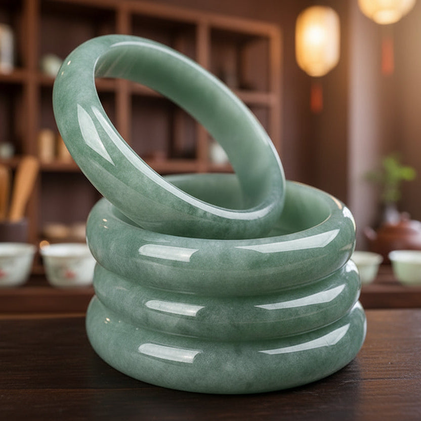 Jade Bangle Bracelet