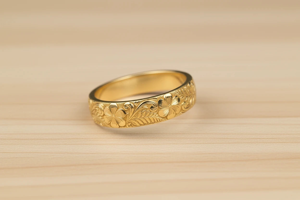 Hawaiian Hamilton Gold Ring