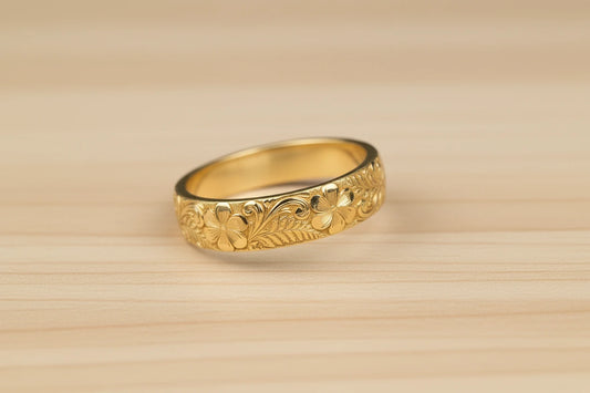 Hawaiian Hamilton Gold Ring