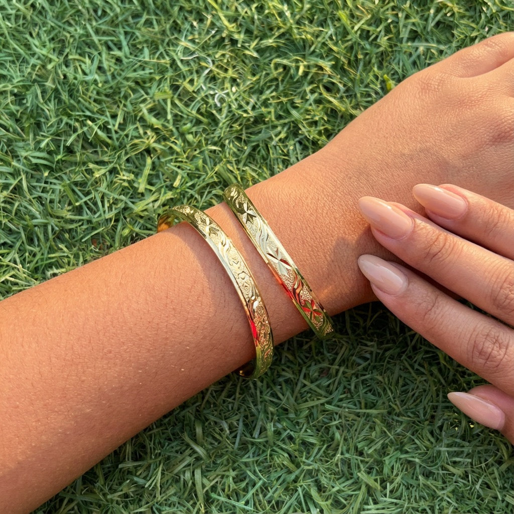 14K Gold Filled Bangle Bracelet