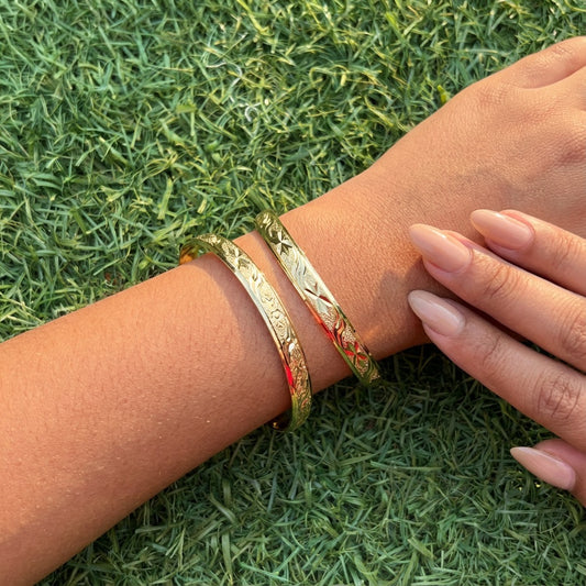 14K Gold Filled Bangle Bracelet