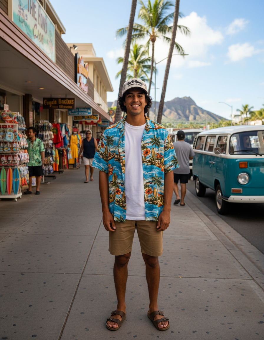 TRU TO HAWAII CAMO HAT