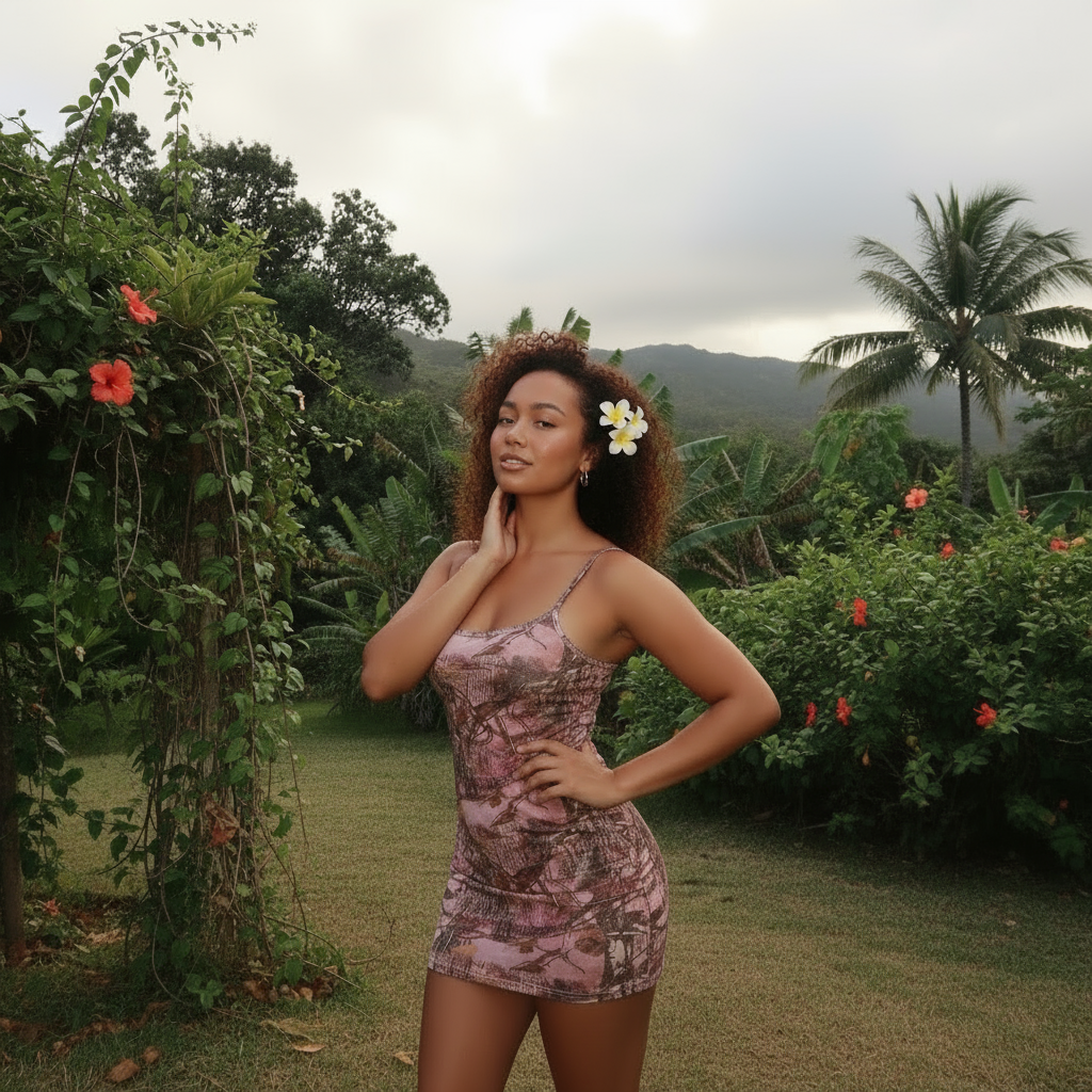 REAL TREE (PINK CAMO) DRESS