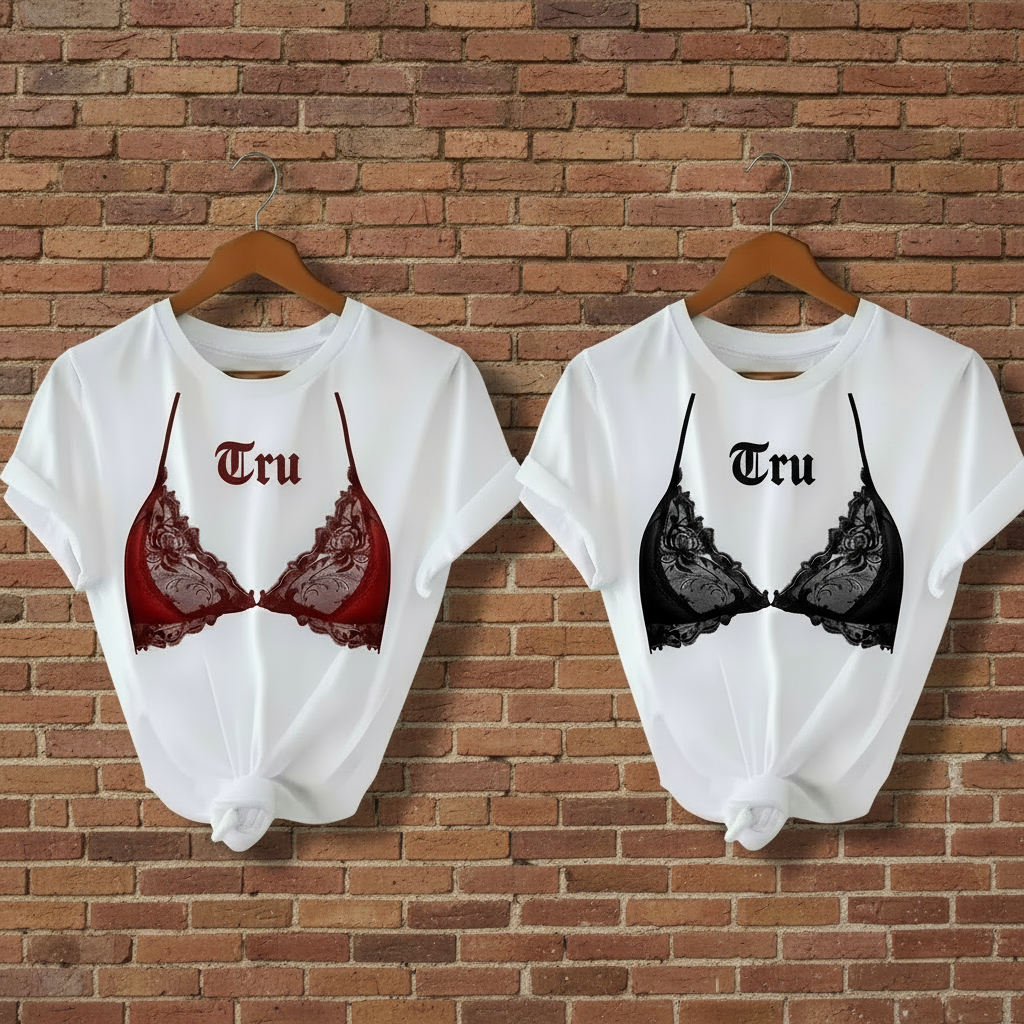 RELAXED BRA TEE (TRU PRINT)